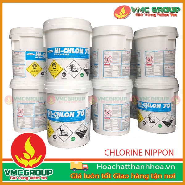 CLORIN NIPPON 70% – NHẬT BẢN -CHLORINE HI CHLON 70% -CA(OCL)2